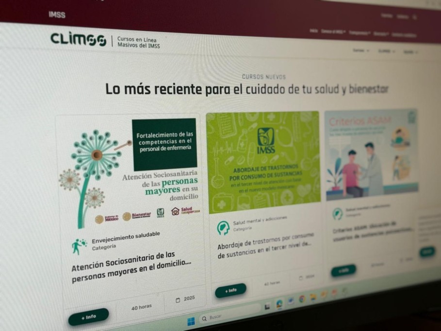 Invita IMSS Yucatán a conocer plataforma virtual de cursos CLIMSS