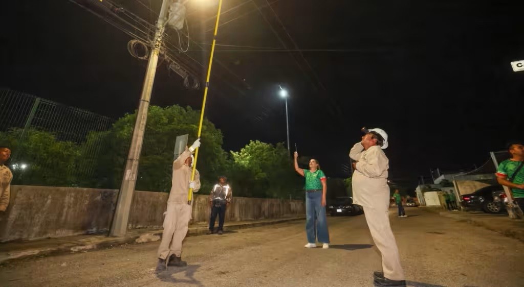 Cuentan con iluminación LED las 47 comisarías de Mérida