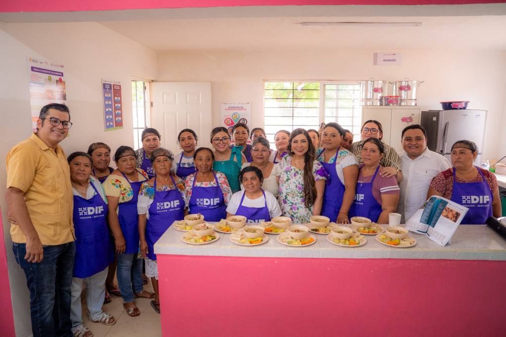 DIF Yucatán promueve atención alimentaria en Ticul con nuevo comedor en Yotholín