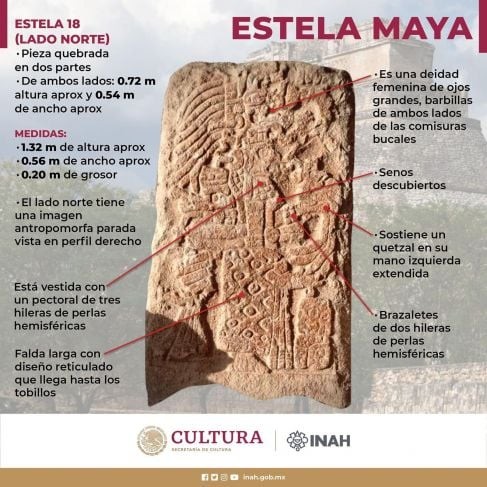 Anuncian colocación de la primera piedra de la Estela 18 de Uxmal en Paseo de Montejo