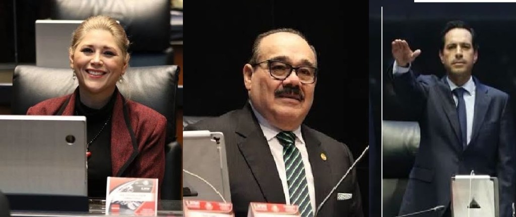 Por primera vez, tres yucatecos son vicepresidentes en el Senado de la República
