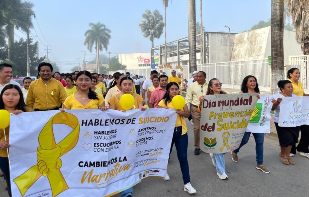 Se comprometen estudiantes de Tizimín como agentes de vida en la prevención del suicidio
