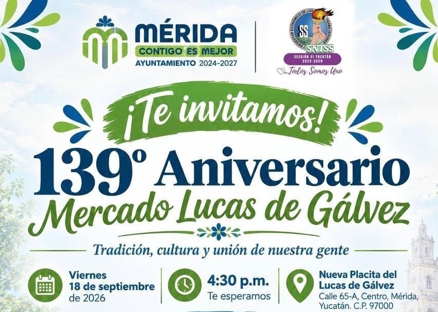 Celebrará el mercado Lucas de Gálvez su 139 aniversario