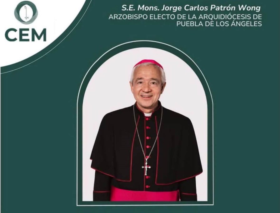 Yucateco Jorge Carlos Patrón Wong es nombrado nuevo arzobispo de Puebla