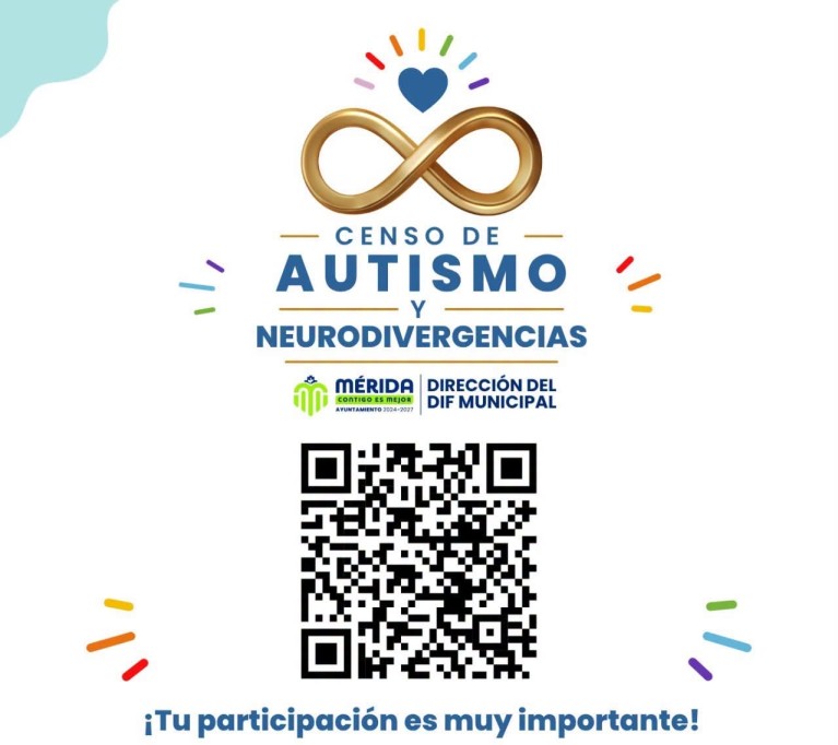 Rebasan los mil 800 registros en el Censo de Autismo y Neurodivergencia en Mérida