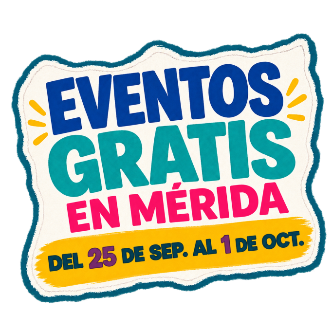Agenda de las actividades gratuitas en Mérida.