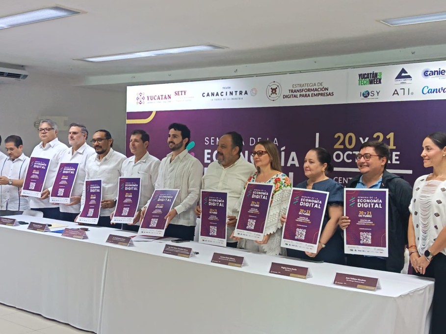 Serán 20 y 21 de octubre los días de la Economía Digital, en Yucatán