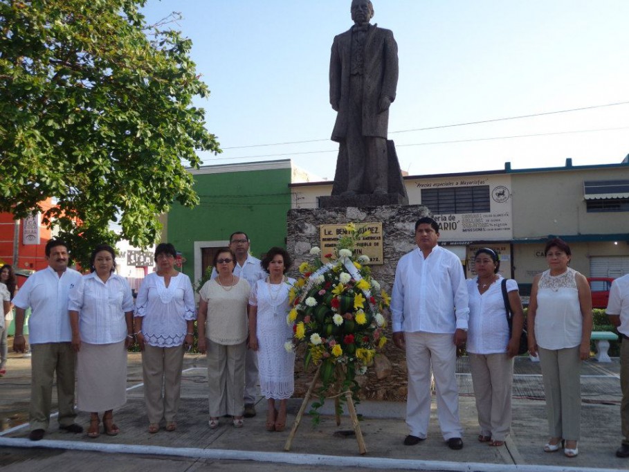 TIZIMÍN: Conmemoran el CCVII Aniversario del Natalicio de Benito Juárez.\r\n TIZIMÍN: Conmemoran el CCVII Aniversario del Natalicio de Benito Juárez.\r\n