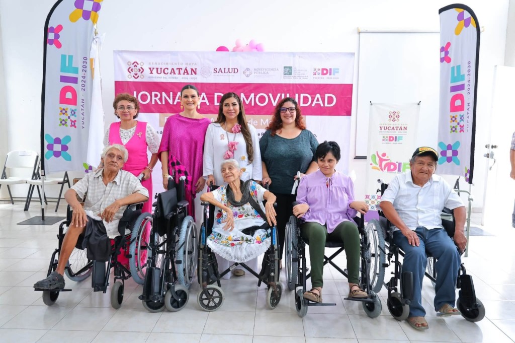 Entregan aparatos funcionales en Tizimín y San Felipe, y ponen en marcha comedor escolar