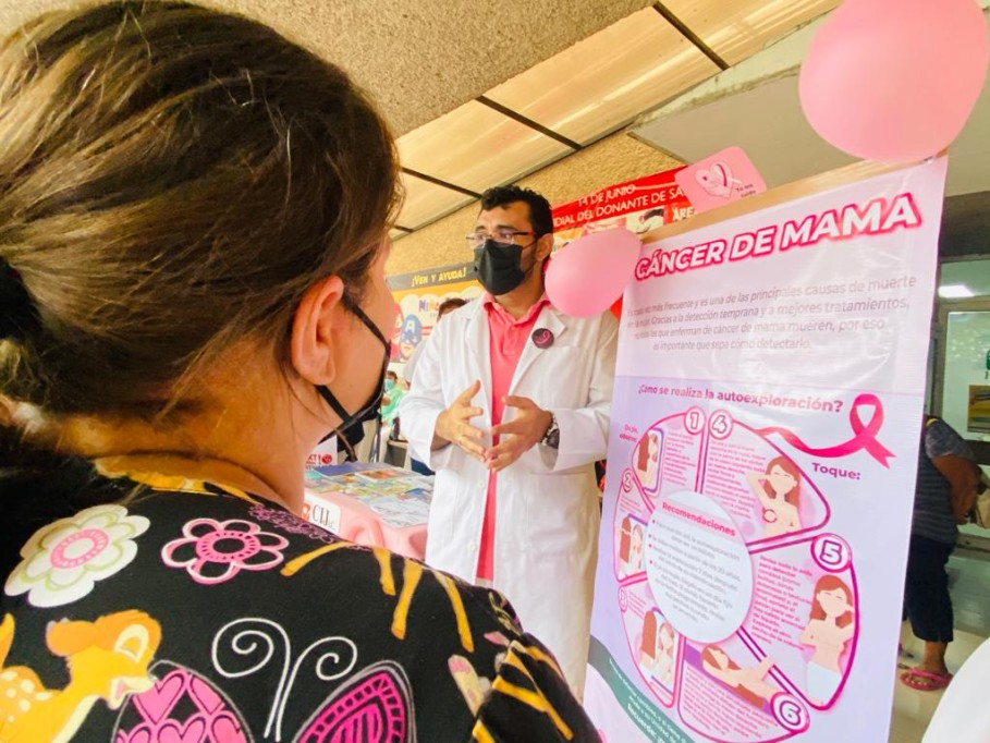 Insta IMSS Yucatán a realizar la autoexploración mamaria desde los 20 años