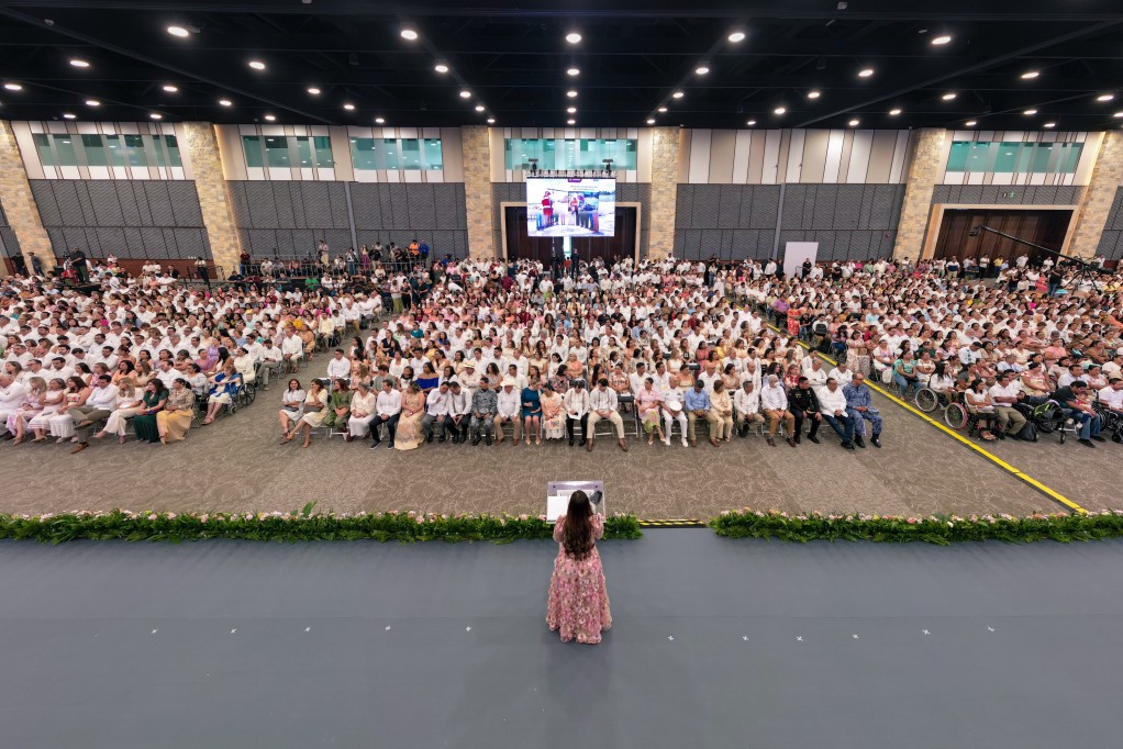 30 millones de raciones para 125 mil niñas y niños: Wendy Méndez Naal rinde cuentas de dos años del DIF Yucatán