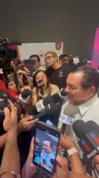 Revela Huacho Díaz Mena otros nombres de su gabinete que van a participar en el proceso interno del partido Morena
