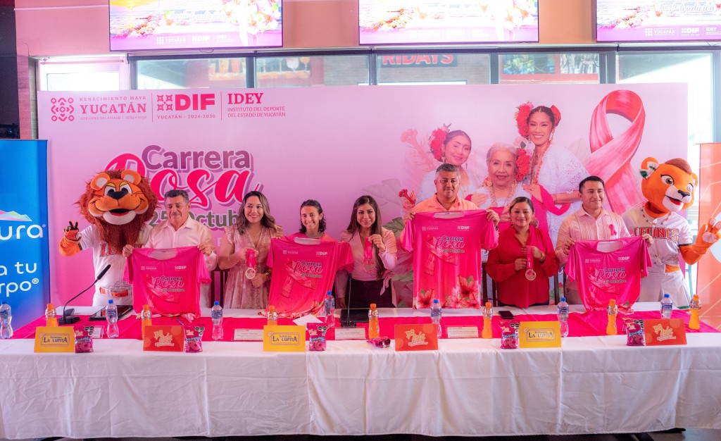 Invita Carrera Rosa 2026 a correr por las mujeres de Yucatán