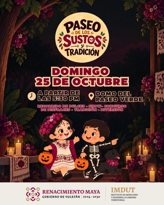 Llegan dulces, disfraces y tradición al Paseo Verde