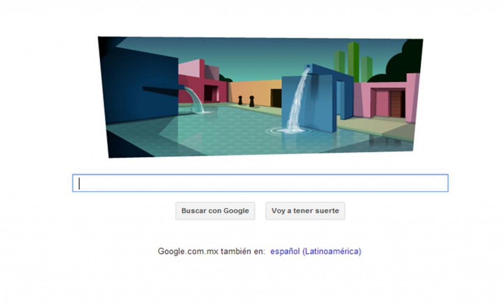 Google le dedica un doodle al arquitecto Luis Barragán Google le dedica un doodle al arquitecto Luis Barragán