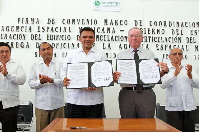 Establecen subsede de la Agenda Espacial Mexicana en Yucatán Establecen subsede de la Agenda Espacial Mexicana en Yucatán