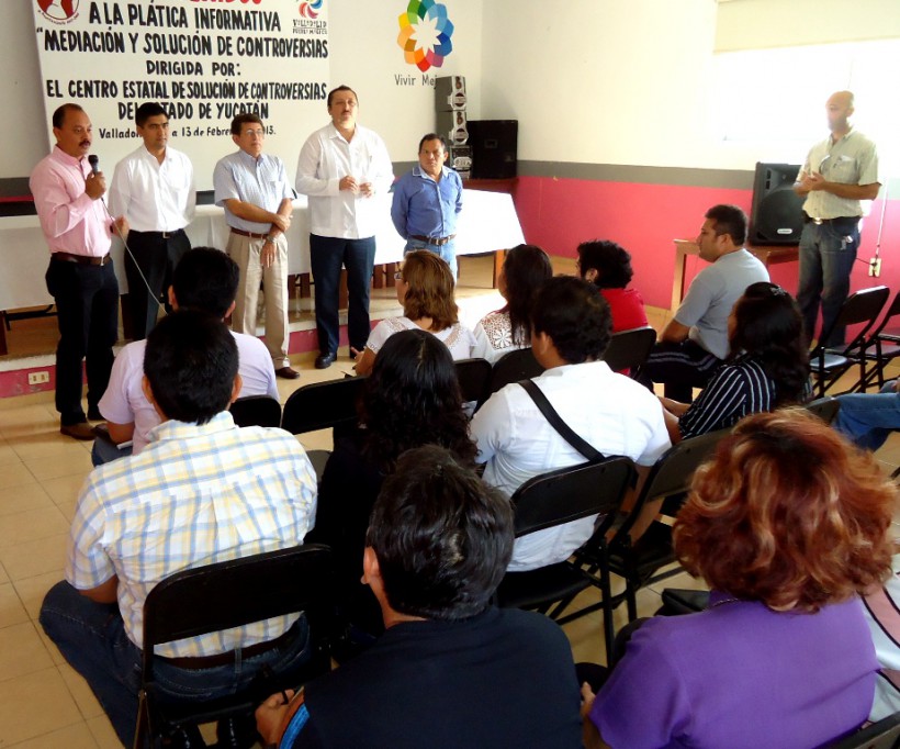 VALLADOLID: Alternativa para solución de conflictos VALLADOLID: Alternativa para solución de conflictos