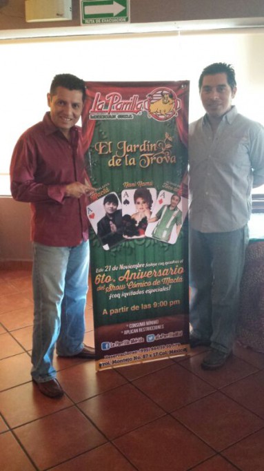 “Mactá” celebra sexto aniversario de show en el Jardín de los Trovadores del restaurante La Parrilla “Mactá” celebra sexto aniversario de show en el Jardín de los Trovadores del restaurante La Parrilla