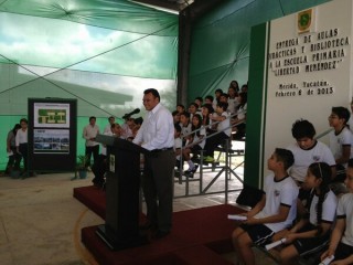 Entrega Gobernador aulas didacticas y biblioteca Entrega Gobernador aulas didacticas y biblioteca