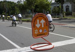 Lamentan trasfondo político del cambio de carril de la Bici Ruta Lamentan trasfondo político del cambio de carril de la Bici Ruta