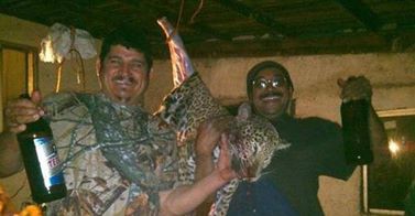 Presumen Jaguar muerto a través de Facebook Presumen Jaguar muerto a través de Facebook