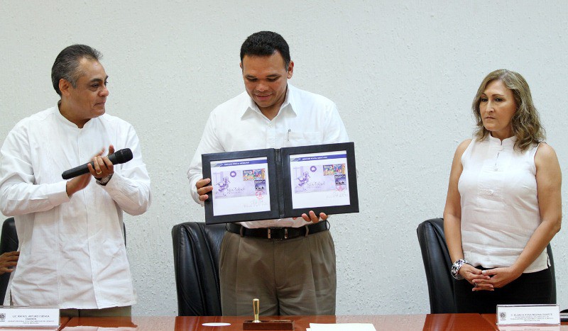 Cancela Ejecutivo estatal estampilla postal navideña. Cancela Ejecutivo estatal estampilla postal navideña.