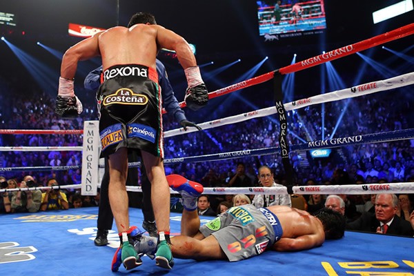 El “Dinamita” Márquez mando a dormir temprano a Pacquiao El “Dinamita” Márquez mando a dormir temprano a Pacquiao