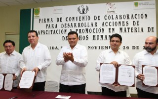 Firman convenios para luchar contra la trata de personas en lengua maya. Firman convenios para luchar contra la trata de personas en lengua maya.