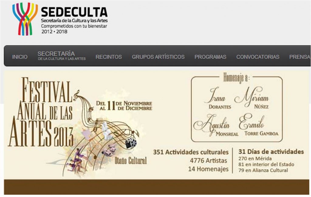 Hoy inicia el Festival Anual de las Artes 2013 Hoy inicia el Festival Anual de las Artes 2013