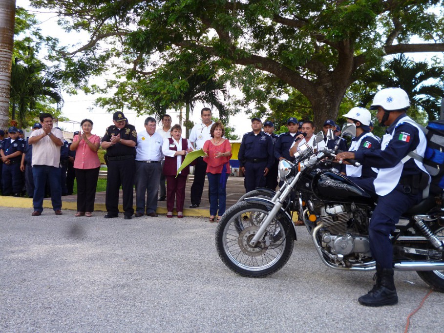 Tizimín: Policías perfilados para primeros auxilios.\r\n Tizimín: Policías perfilados para primeros auxilios.\r\n