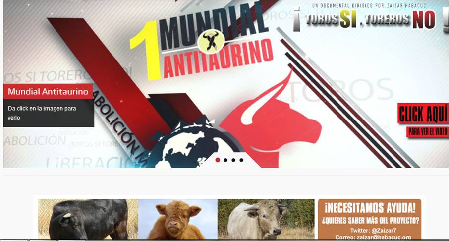 Bajo el lema Toros Sí, Toreros No, se realizará el Primer Plantón Anti-taurino este domingo 10 de noviembre Bajo el lema Toros Sí, Toreros No, se realizará el Primer Plantón Anti-taurino este domingo 10 de noviembre