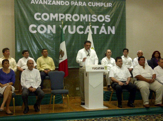 Rolando recuerda que mantendrá la armonía en Yucatán Rolando recuerda que mantendrá la armonía en Yucatán