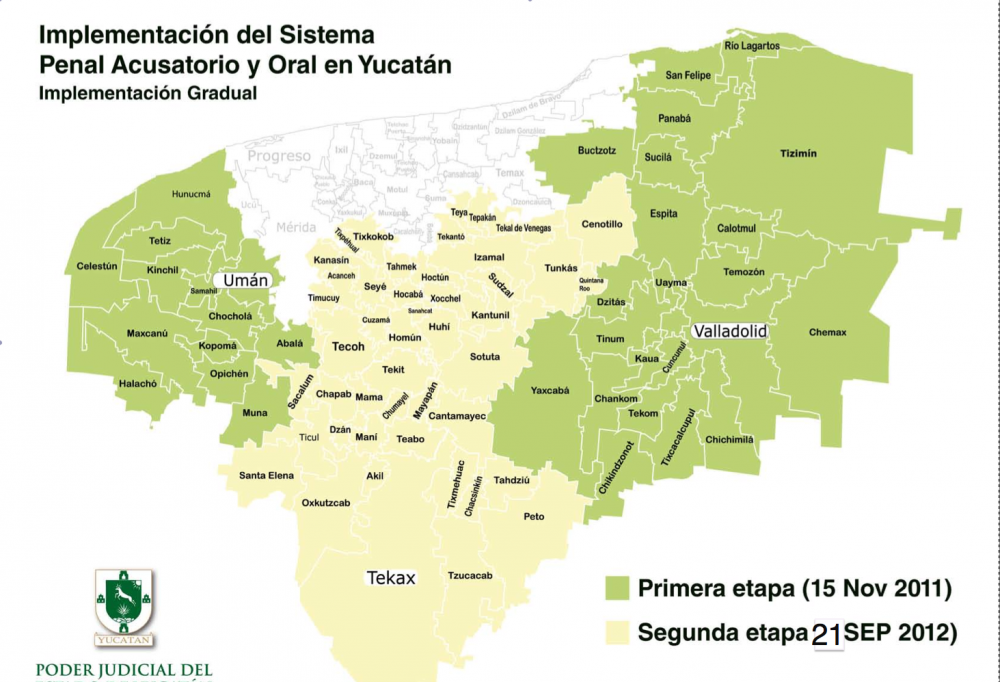 Anuncia PJEY cambios en juzgados penales de Yucatán Anuncia PJEY cambios en juzgados penales de Yucatán