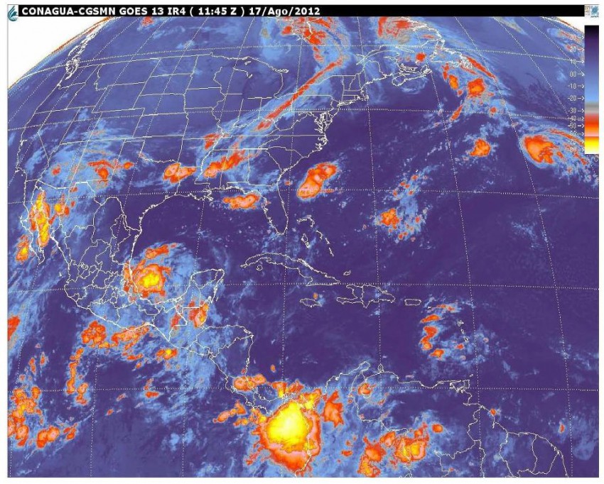 Remanentes de la onda tropical 11 propicia lluvias para este viernes Remanentes de la onda tropical 11 propicia lluvias para este viernes