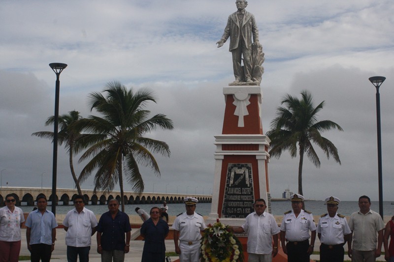 Progreso: 128 aniversario luctuoso de Don Juan Miguel Castro y Martín Progreso: 128 aniversario luctuoso de Don Juan Miguel Castro y Martín