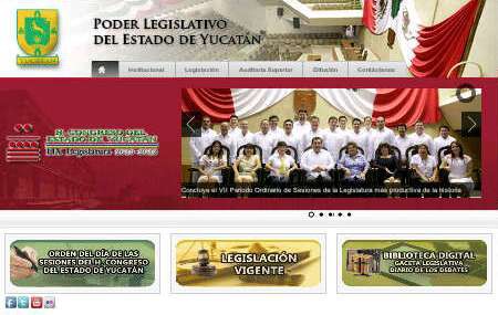 Congreso local ya tiene nuevo diseño de su página web Congreso local ya tiene nuevo diseño de su página web